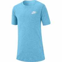 Nike Тениска Момчета Futura T Shirt Junior Boys Bright Blue Детски тениски и фланелки