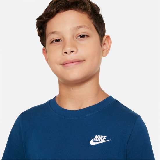 Детски тениски и фланелки Nike Тениска Момчета Futura T Shirt Junior Boys Valerian Blue Nike Тениска Момчета Futura T Shirt Junior Boys Valerian Blue Детски тениски и фланелки