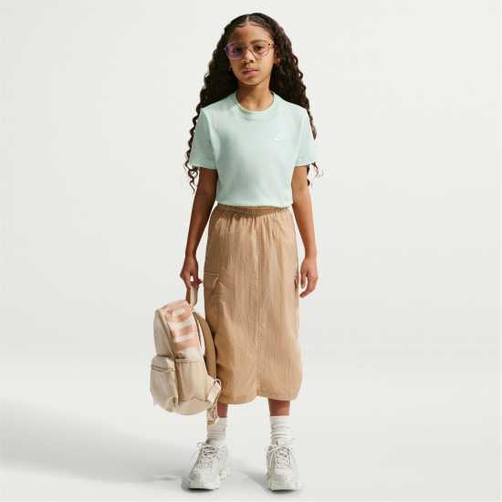 Nike Тениска Момчета Futura T Shirt Junior Boys Barely Green 