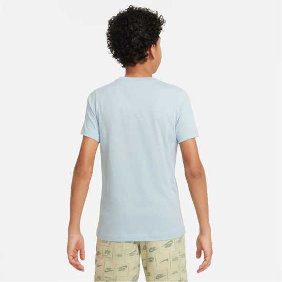 Nike Тениска Момчета Futura T Shirt Junior Boys Armory Blue Детски тениски и фланелки