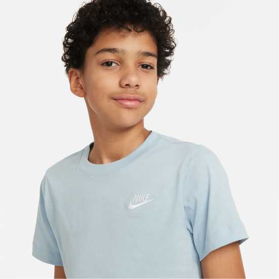 Nike Тениска Момчета Futura T Shirt Junior Boys Armory Blue Детски тениски и фланелки