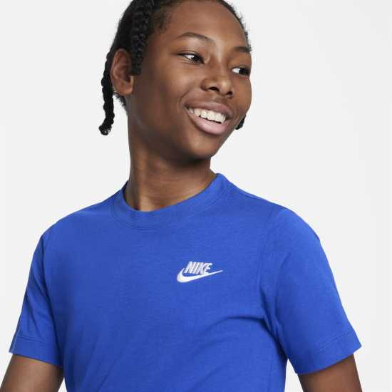 Nike Тениска Момчета Futura T Shirt Junior Boys Игра Роял Детски тениски и фланелки