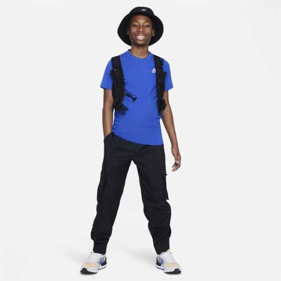 Nike Тениска Момчета Futura T Shirt Junior Boys Игра Роял Детски тениски и фланелки