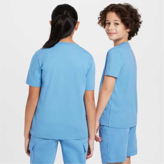 Nike Тениска Момчета Futura T Shirt Junior Boys Синьо Надвърху Детски тениски и фланелки