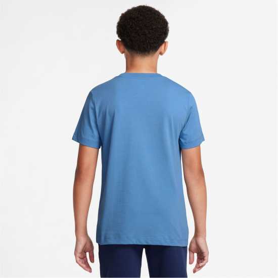 Nike Тениска Момчета Futura T Shirt Junior Boys Синьо Надвърху Детски тениски и фланелки