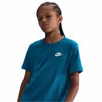 Nike Тениска Момчета Futura T Shirt Junior Boys Зелена Бездна 