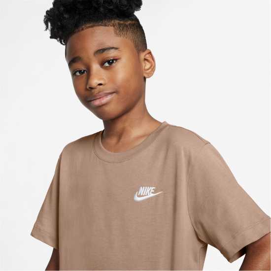 Nike Тениска Момчета Futura T Shirt Junior Boys Hemp Детски тениски и фланелки