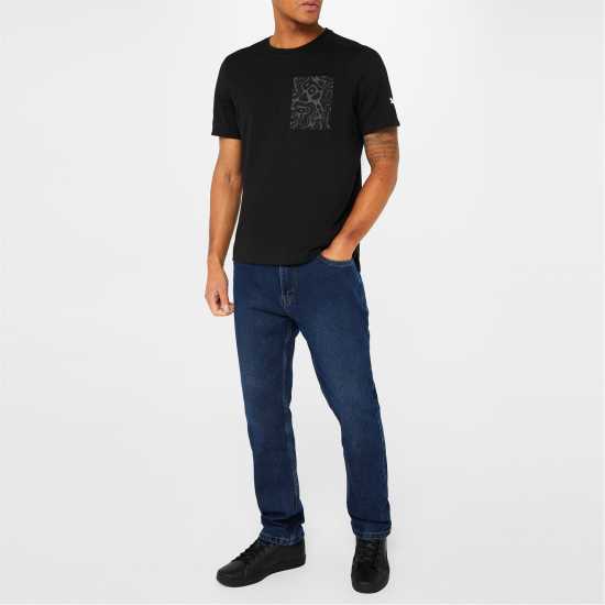 Puma Мъжка Тениска Opr T Shirt Mens Black/Charcoal - Мъжки ризи