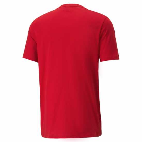 Puma Scuderia Ferrari Race Shield T-Shirt Rosso Corsa Мъжко облекло за едри хора
