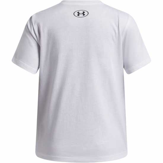 Under Armour Ua Star Logo Ss Jn62 White/Black 