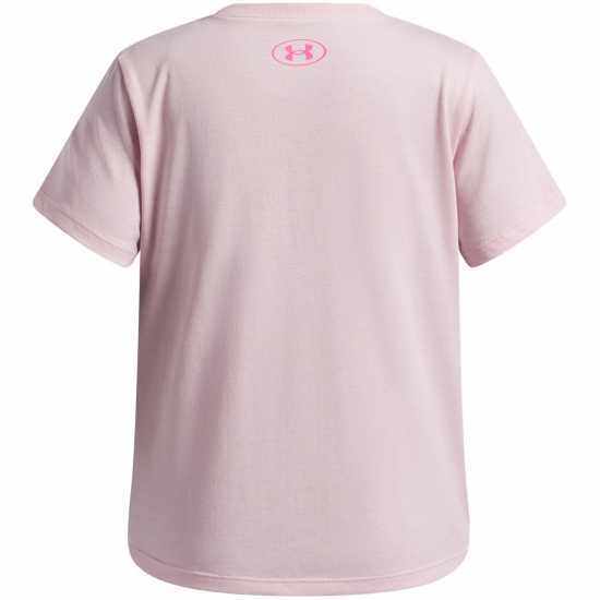 Under Armour Ua Star Logo Ss Jn62 Prime Pink 