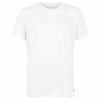Тениска Verte Vallee Short Sleeve Basic T Shirt White Мъжки ризи