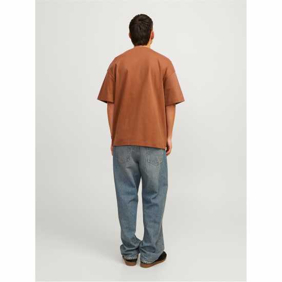 Jack And Jones Men's Regular Fit T-Shirt Моха Бисква 