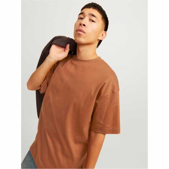 Jack And Jones Men's Regular Fit T-Shirt Моха Бисква 