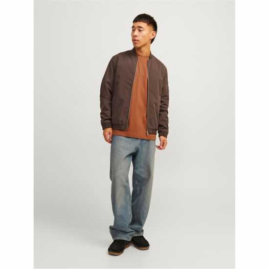 Jack And Jones Men's Regular Fit T-Shirt Моха Бисква 