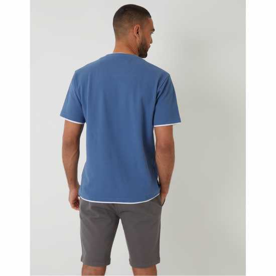 Threadbare Regular Fit T-Shirt Деним 