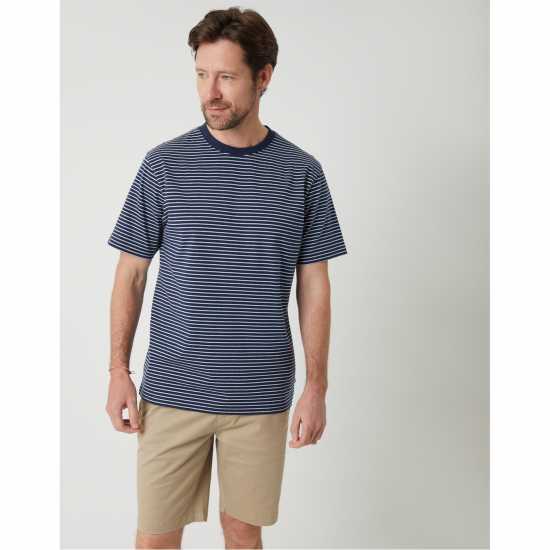 Saltwell Saltwel Barwick Regular Fit T-Shirt Морска синьо Saltwell Saltwel Barwick Regular Fit T-Shirt Морска синьо