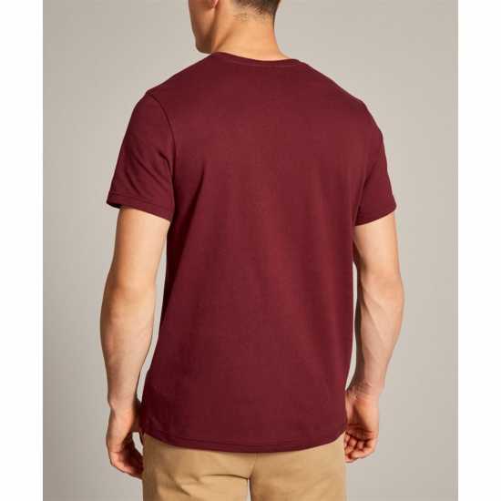 Jack Wills Sandleford T-Shirt Damson Мъжко облекло за едри хора