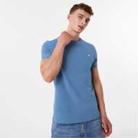 Jack Wills Sandleford T-Shirt Blue Мъжко облекло за едри хора