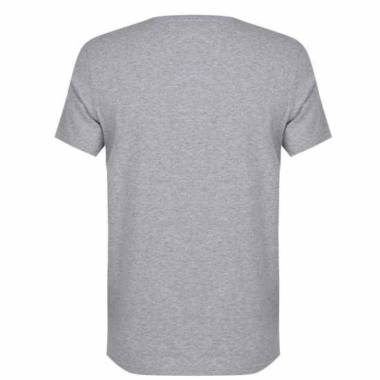 Jack Wills Sandleford T-Shirt Light Ash Marl Мъжко облекло за едри хора