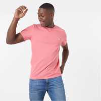 Jack Wills Sandleford Classic T-Shirt Rose Мъжко облекло за едри хора