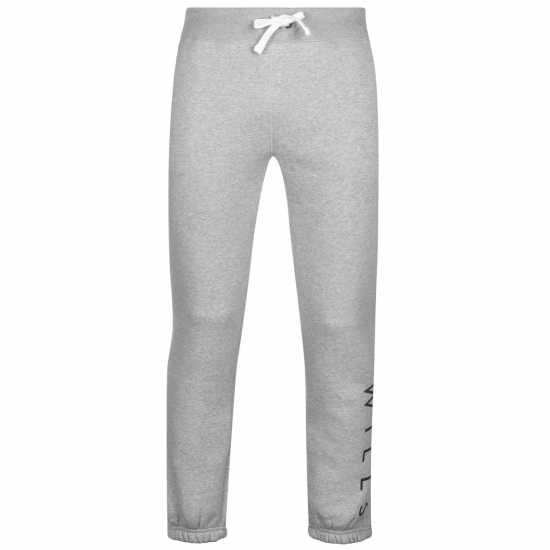 Jack Wills Wills Logo Joggers Grey Marl Мъжко облекло за едри хора