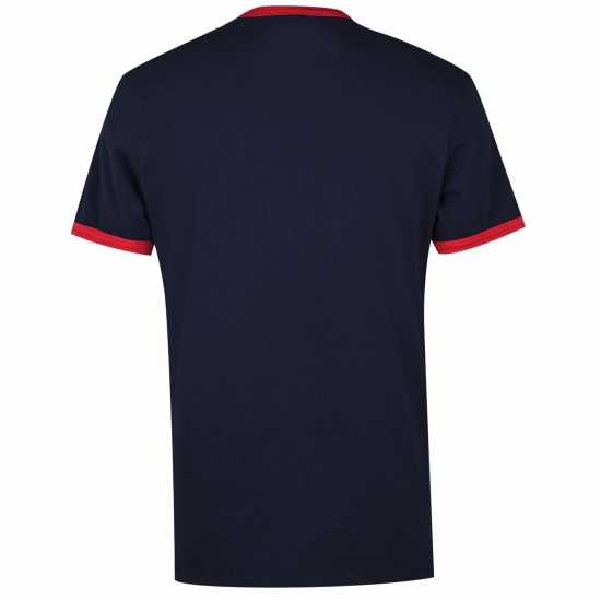Jack Wills Pentworth Ringer T-Shirt Navy Мъжки ризи