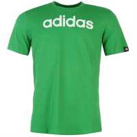 Adidas Мъжка Риза Essentials Single Jersey Linear Embroidered Logo T-Shirt Mens