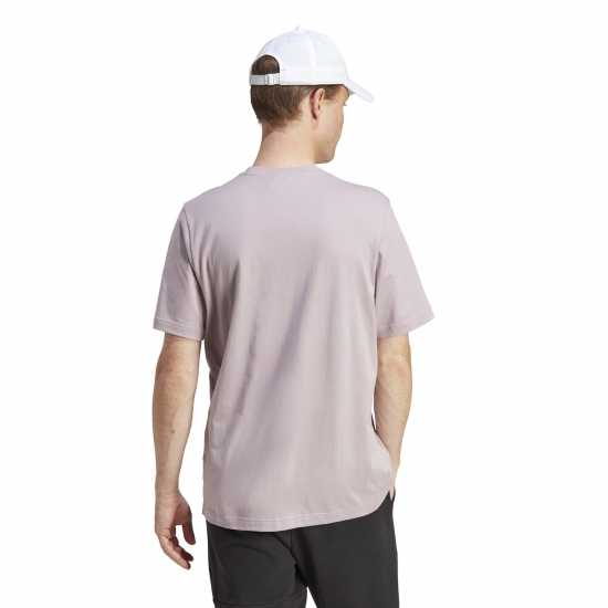 Adidas Мъжка Риза Essentials Single Jersey Linear Embroidered Logo T-Shirt Mens PrelovedFig SPW Мъжко облекло за едри хора