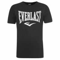 Everlast Geo Print T-Shirt Black Мъжко облекло за едри хора