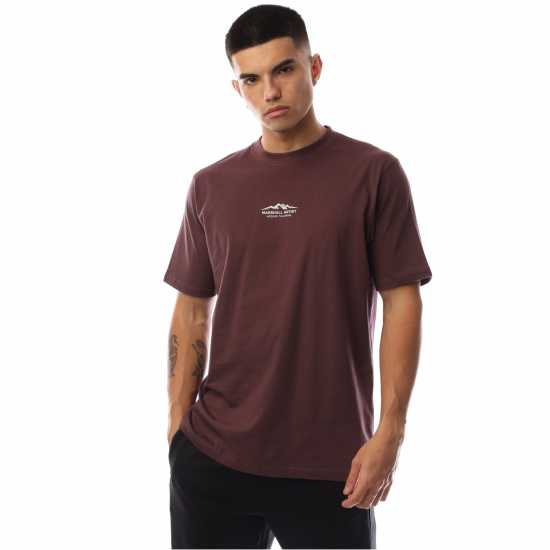 Marshall Artist Men's Mountain Regular Fit T-Shirt Щипка 