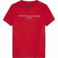 Tommy Hilfiger Essential T-Shirt Deep Crimson 