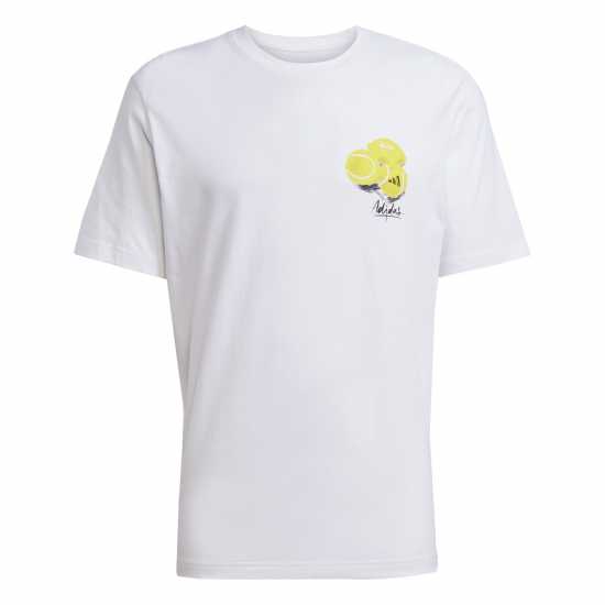 Adidas Men's Regular Fit Lemon T-Shirt Adidas Men's Regular Fit Lemon T-Shirt
