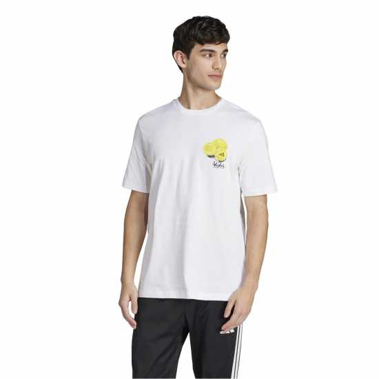 Adidas Men's Regular Fit Lemon T-Shirt Adidas Men's Regular Fit Lemon T-Shirt