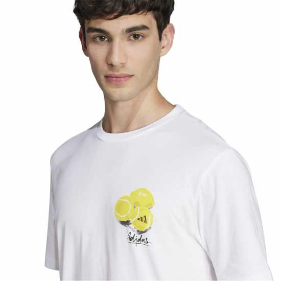 Adidas Men's Regular Fit Lemon T-Shirt Adidas Men's Regular Fit Lemon T-Shirt