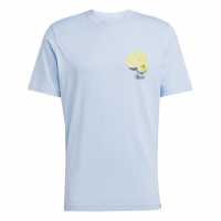 Adidas Men's Regular Fit Lemon T-Shirt Свети синьо