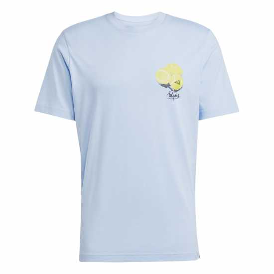 Adidas Men's Regular Fit Lemon T-Shirt Свети синьо 