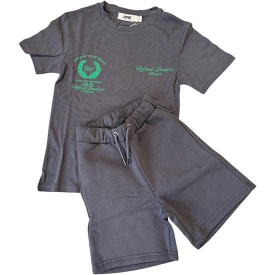 Dfnd London Dfnd L T/short Set Jn99 Grey 