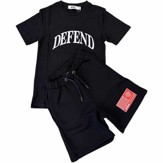 Dfnd London Dfnd L T/short Set Jn99 Black 