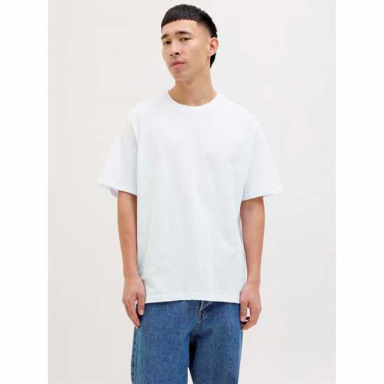 Мъжка Риза Jack And Jones 5-Pack Hugo Loose T-Shirt Mens Мъжка Риза Jack And Jones 5-Pack Hugo Loose T-Shirt Mens