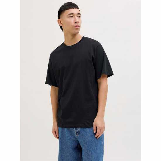 Мъжка Риза Jack And Jones 5-Pack Hugo Loose T-Shirt Mens Мъжка Риза Jack And Jones 5-Pack Hugo Loose T-Shirt Mens