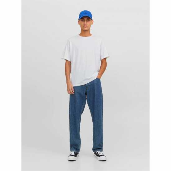 Мъжка Риза Jack And Jones 3-Pack Under Crew T-Shirt Mens White Jack and Jones 3-pack Under Crew T-Shirt Mens White