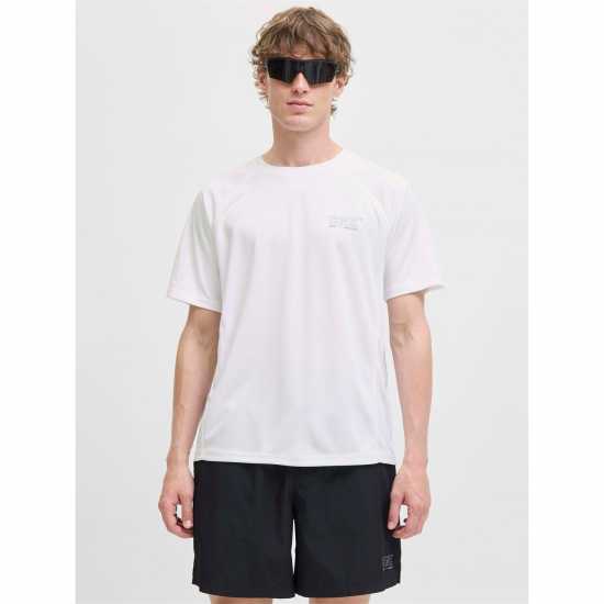 Мъжка Риза Jack And Jones Cnz Active T-Shirt Mens Bright White Мъжка Риза Jack And Jones Cnz Active T-Shirt Mens Bright White