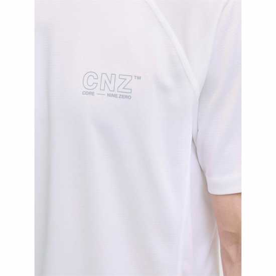 Мъжка Риза Jack And Jones Cnz Active T-Shirt Mens Bright White Мъжка Риза Jack And Jones Cnz Active T-Shirt Mens Bright White