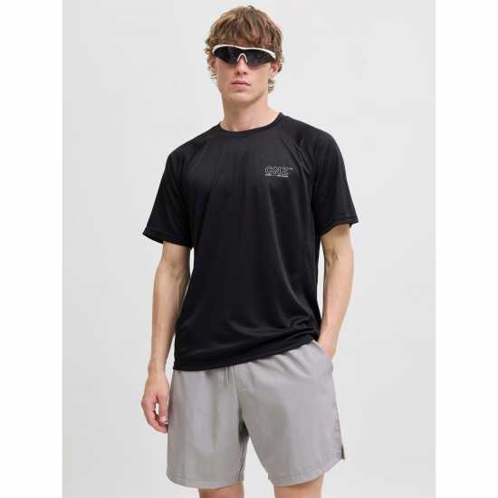 Мъжка Риза Jack And Jones Cnz Active T-Shirt Mens Black Мъжка Риза Jack And Jones Cnz Active T-Shirt Mens Black