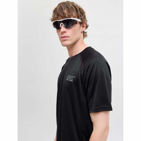 Мъжка Риза Jack And Jones Cnz Active T-Shirt Mens Black Мъжка Риза Jack And Jones Cnz Active T-Shirt Mens Black
