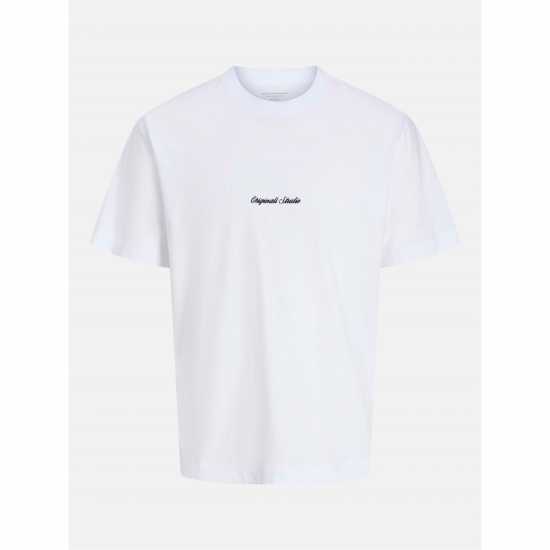 Мъжка Риза Jack And Jones Norrebro T-Shirt Mens Bright White Мъжка Риза Jack And Jones Norrebro T-Shirt Mens Bright White