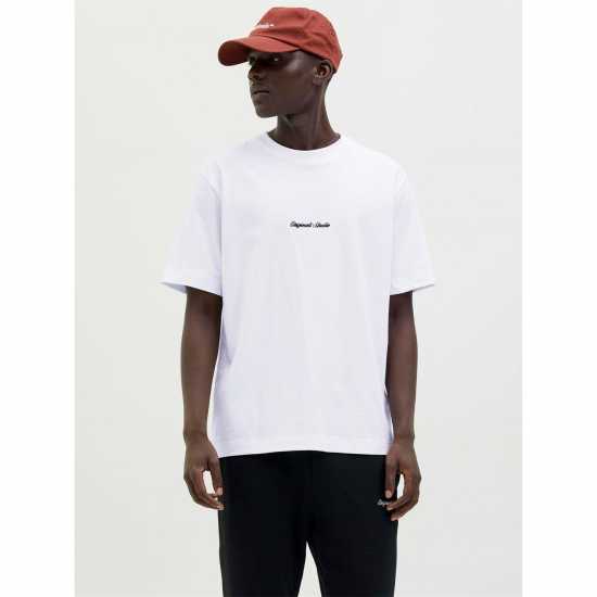 Мъжка Риза Jack And Jones Norrebro T-Shirt Mens Bright White Мъжка Риза Jack And Jones Norrebro T-Shirt Mens Bright White