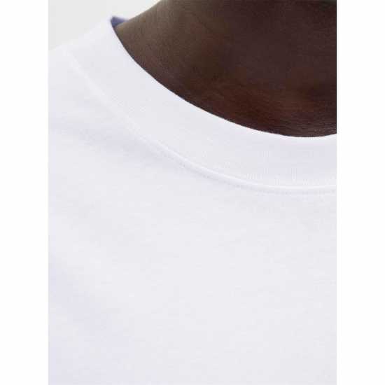 Мъжка Риза Jack And Jones Norrebro T-Shirt Mens Bright White Мъжка Риза Jack And Jones Norrebro T-Shirt Mens Bright White