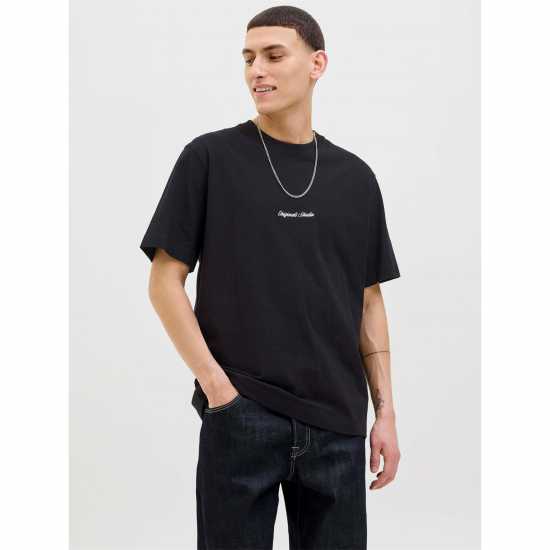 Мъжка Риза Jack And Jones Norrebro T-Shirt Mens Black Мъжка Риза Jack And Jones Norrebro T-Shirt Mens Black